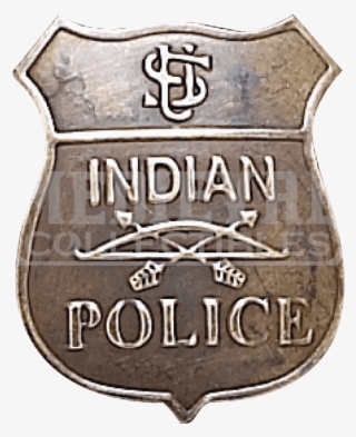 Brass Indian Police Badge - Police Indian Symbol Hd