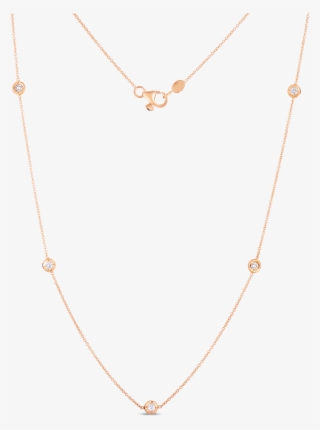 Diamonds By The Inchnecklace With 5 Diamond Stations - Necklace