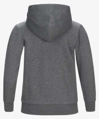 Kids Logo Cotton Blend Zip-up Hoodie Grey Melange