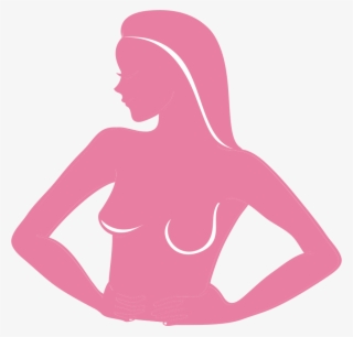 Picture Stock Collection Of Free Breste - Breast Cancer Woman Silhouette Png