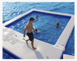 Party On Sea Pvc Pool Floatings Inflatable Swimming - Ocean Pool For Yachts