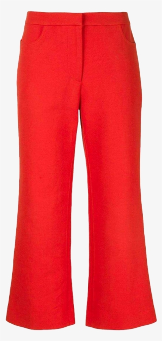 Red Pants Png Photo Background - Orange Pants Womens Flare