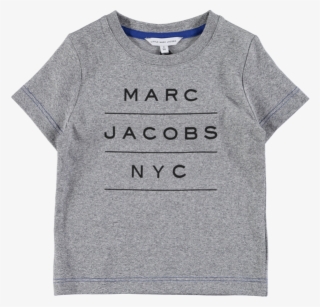 Picture Of Short Sleeved Logo T-shirt Grey - Marc Jacobs