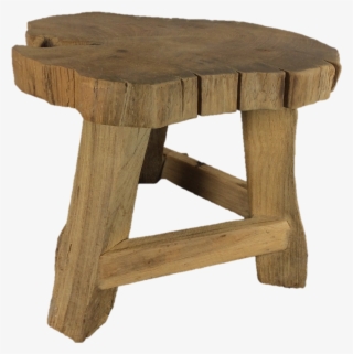 Small Teak Stool - Bar Stool