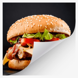 Adesivo Personalizado - Burger Shutterstock