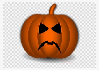 Sad Pumpkin Clipart Pumpkin Jack O' Lantern Clip Art - Blue Ball No Background