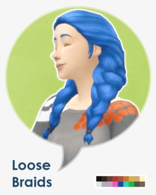 Some Loose Braids For Adult Sims - Illustration