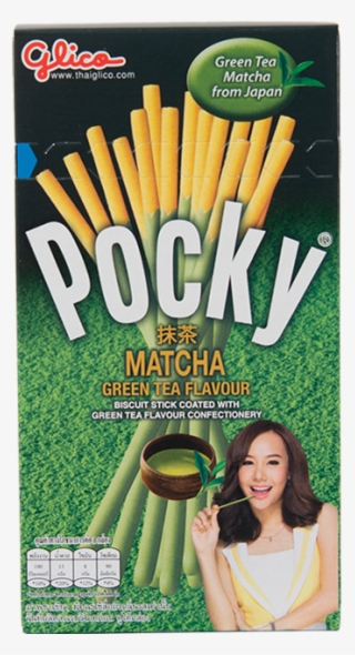 Pocky Green Tea - Pocky Matcha Green Tea Flavoured Biscuit Sticks 39g