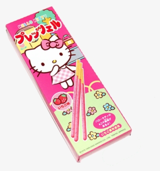 Pocky Snack Candy Japan Hellokitty Kawaii Pink - Hello Kitty