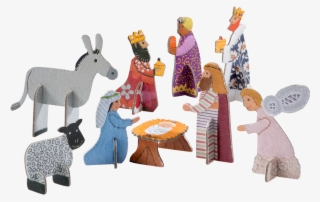 Craft Donkey Nativity Scene