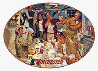 W1003 Winchester Duck Camp Tin Sign - Fh Group Car Seat Covers Gray Black Full Set For Auto