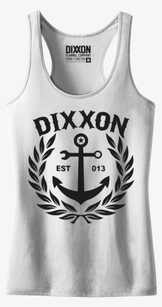 Ladies Anchor Crest Tank Xs Only - Tank/white/xs