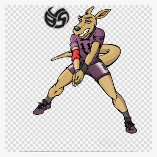 Volleyball Clipart Fivb Volleyball World League Jersey - Volleyball Logo Kangaroo
