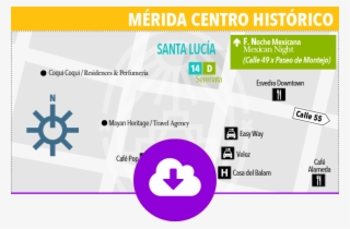 Conoce Los Imperdibles Del Centro Histórico De Mérida - Diagram