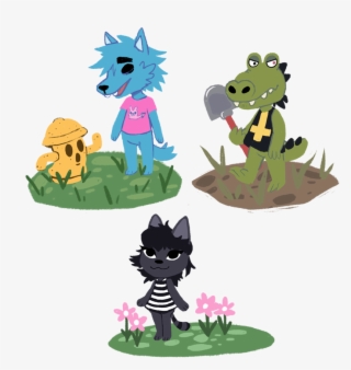 Animal Crossing Over Gorillaz - Cartoon