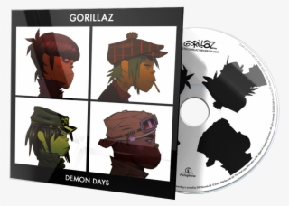 3d Case Edit Icon - Gorillaz Demon Days Album Cover