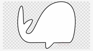 Whale Outline Clipart Cetacea Humpback Whale Clip Art - Lambang Whatsapp Png