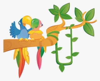 Sweet Budgies - Stickers Giungla Per Bambini