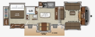 2019 Pinnacle 38flws Floorplan - Floor Plan