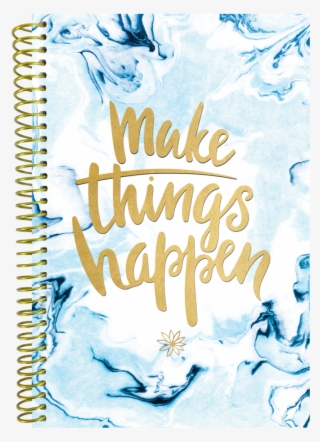 Undated Daily Planner Make Things Happen Bloom