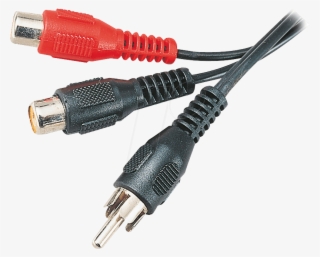 Rca Plug To 2x Rca Connector, - Cinch Kabel, Cinch Stecker Auf 2x Cinch Kupplung, 0,2