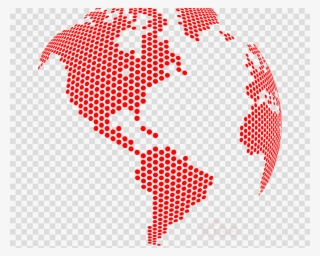 Globe Dots Png Clipart Globe World Map - Atlas Network