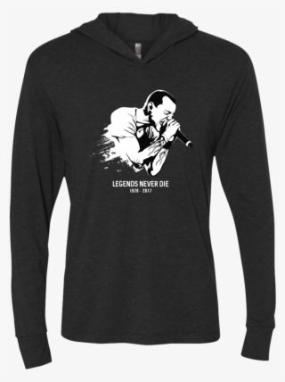 Chester Bennington Legends Never Die Unisex Hooded - Camiseta Gas Monkey Logo