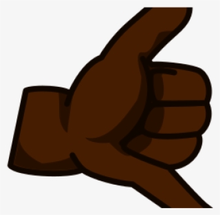 Hand Emoji Clipart Brown Hand - Illustration