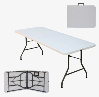 5ft Folding Table - Correll, Inc. 72" Rectangular Folding Table