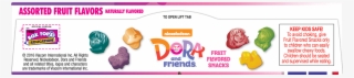 Dora & Friends Fruit Flavored Snacks Assorted Flavors
