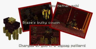 Blaze Powder, Blaze Rod - Minecraft Primitive Mobs Trollager