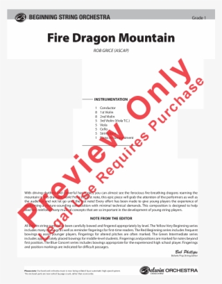 Fire Dragon Mountain Thumbnail Fire Dragon Mountain - Viola Country Violin 2