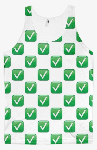 All Over Emoji Tank Top - Mens Checkerboard Wallet