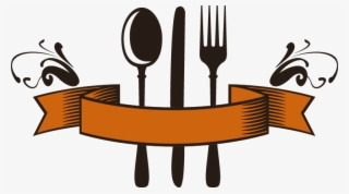 Abstract Fork Png Banner Freeuse - Restaurant Business Card Background