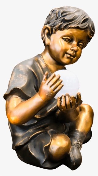 Child Figurine Lamp - Niño Estatua Png