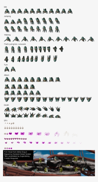 Fish Head - Metal Slug Hunter Walker