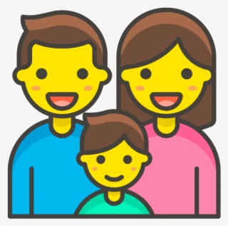 Family Man Woman Boy Emoji - Familia Icono