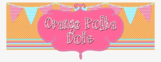 Orange Polka Dots - Polka Dot