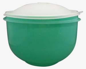 Tupperware Green Lettuce Crisper Keeper Bowl Domed - Tureen