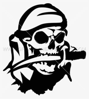 Pirate Skull Png Image Background - Transparent Pirate Skull