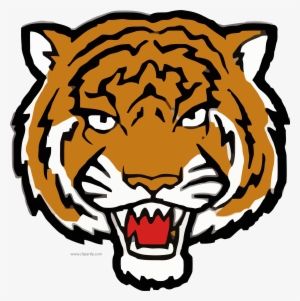 But Angry Tiger Face Clipart Png Image Www - Tiger Face Coloring Pages