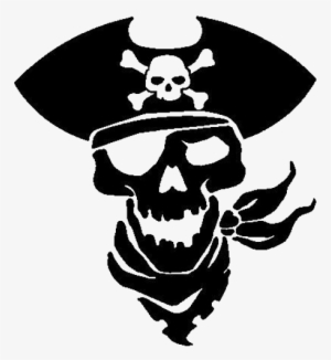 Pirate Skull Png Background Image - Pirate Decal