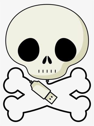 Pirate Skull Png - Chibi Skull And Crossbones