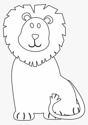 Lion Clipart Black And White - Clip Art