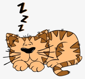 Free Stock Photo - Cat Sleeping Clipart