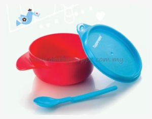 Tupperware Easy Grip Bowl With Twinkle Hang-on Spoon - Produk Untuk Kanak Kanak Tupperware