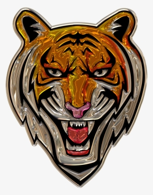 Tiger Head Metallizer Png