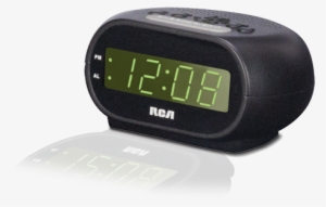 Alarm Clock - Rca Rcd10 Alarm Clock With 0.7" Lcd Display, Green