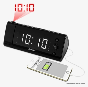 Usb Charging Projection Alarm Clock Radio - Electrohome Eaac475w Usb Charging Alarm Clock Radio
