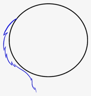 How To Draw Tiger Face - Circle